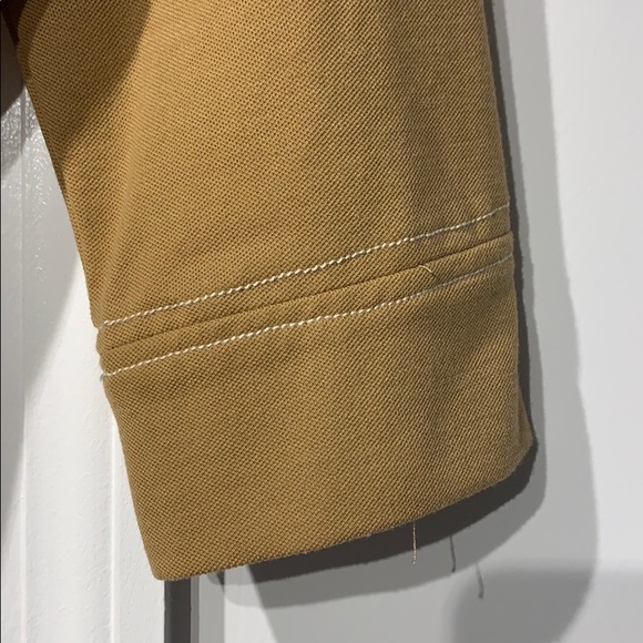 Zara Tan Mixed Suede Top New - Picture 10 of 13